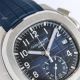 MMA Swiss Copy Patek Philippe Aquanaut Chronograph Flyback Blue Rubber Strap (2)_th.jpg